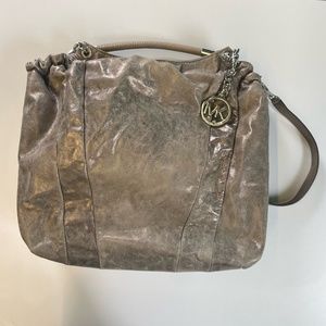 Michael Kors ERIN Burnout Metallic Bag